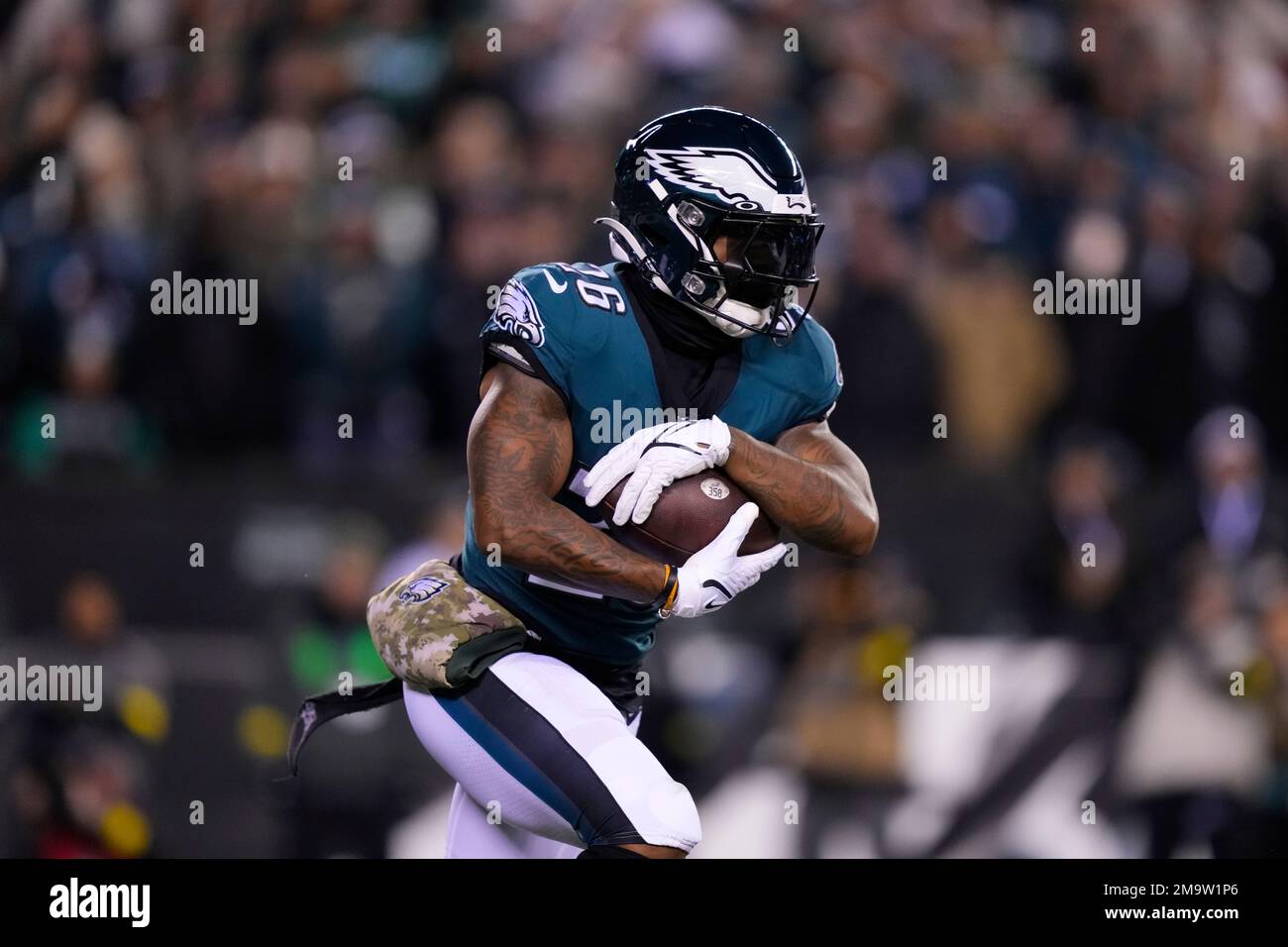 Philadelphia Eagles' Quez Watkins in action during an NFL football game