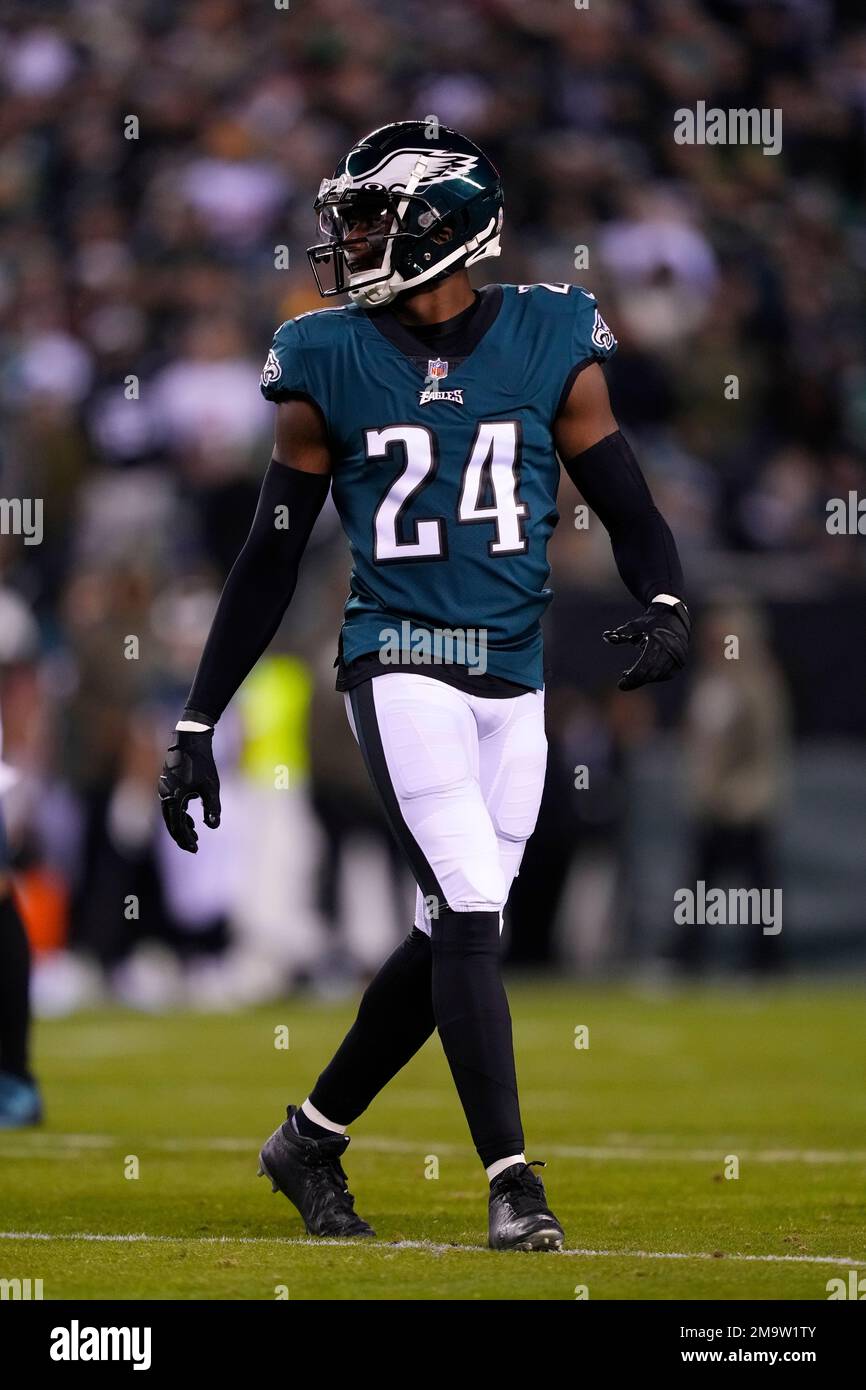 Philadelphia Eagles' James Bradberry in action during an NFL football ...