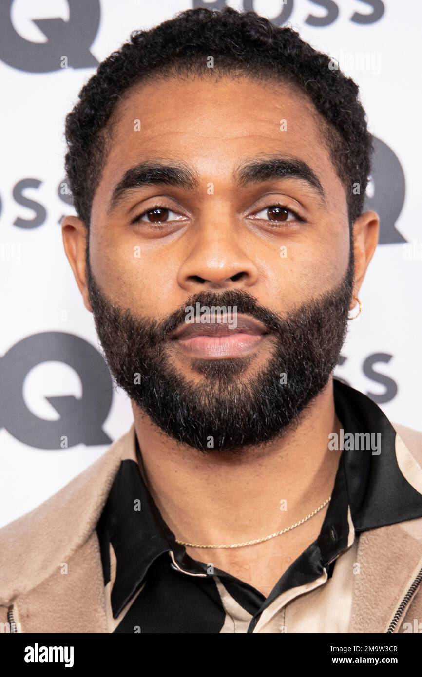 Anthony Welsh poses for photographers upon arrival at the GQ Men of the