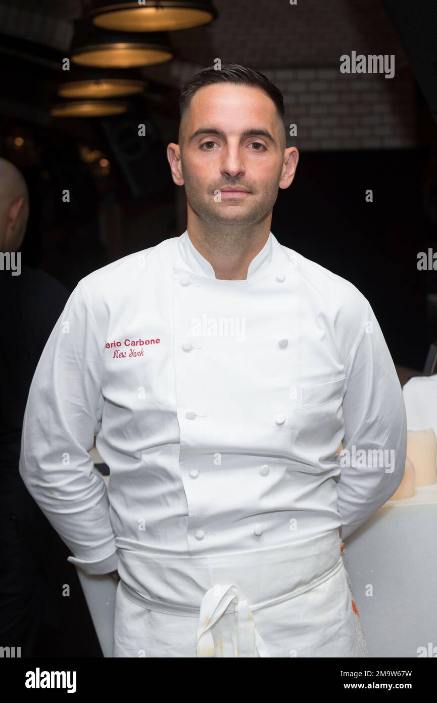 Chef Mario Carbone attends HaSalon Miami's OneYear Anniversary hosted