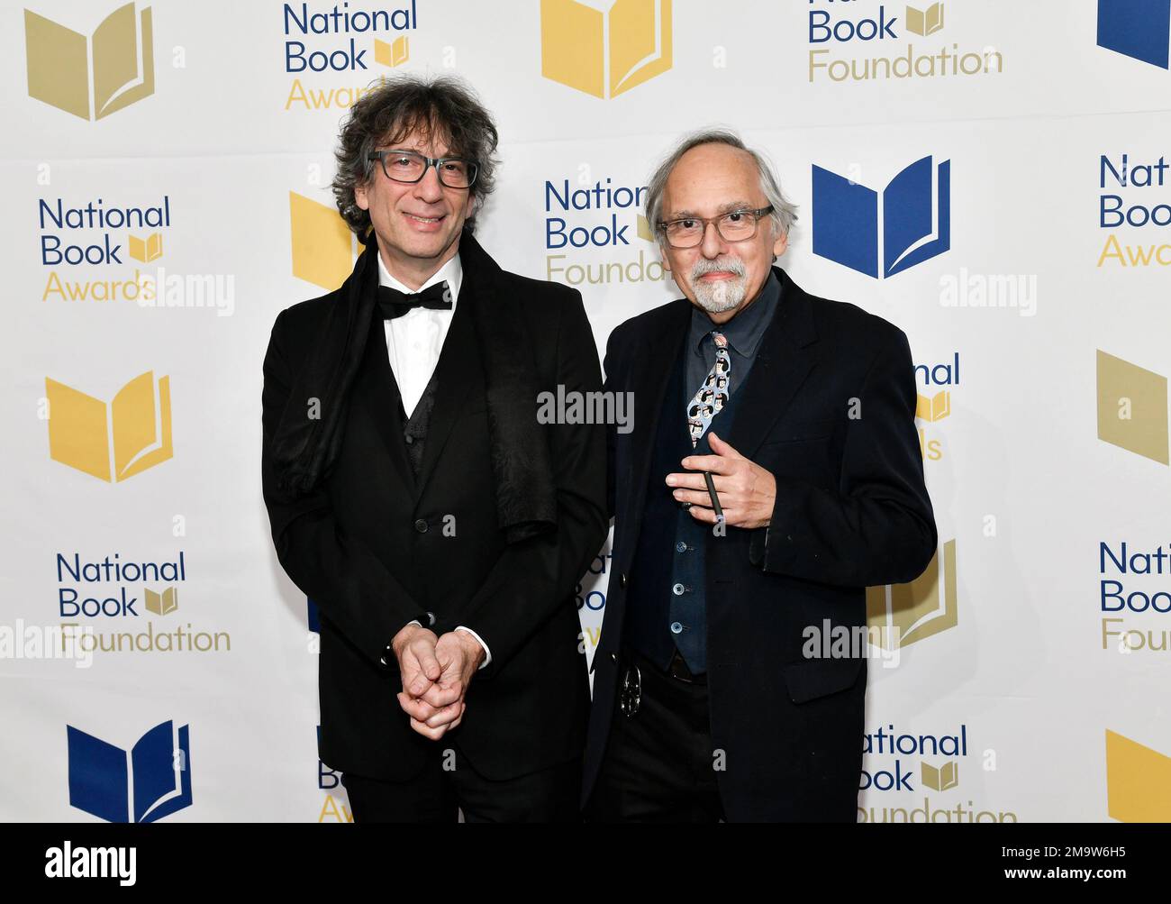 Lifetime Achievement honoree Art Spiegelman, right, and presenter Neil