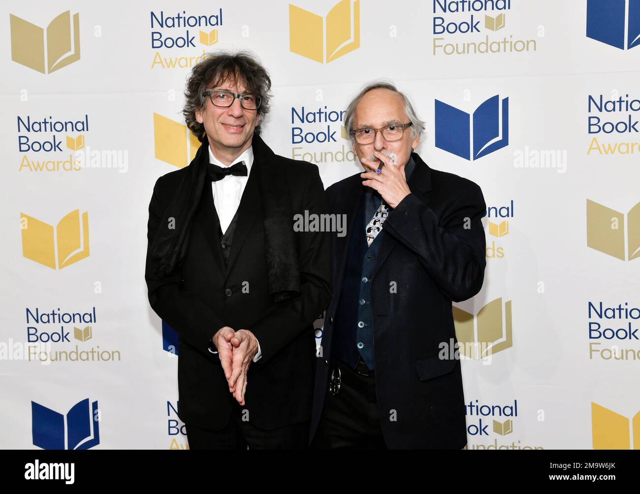 Lifetime Achievement honoree Art Spiegelman, right, and presenter Neil