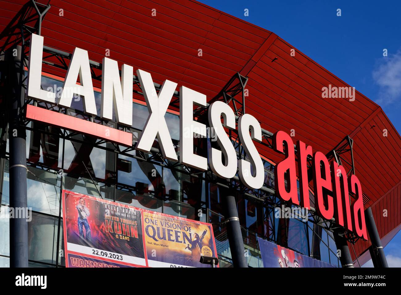 Cologne, Germany - January 18, 2023: Lanxess Arena event hall in cologne Stock Photo