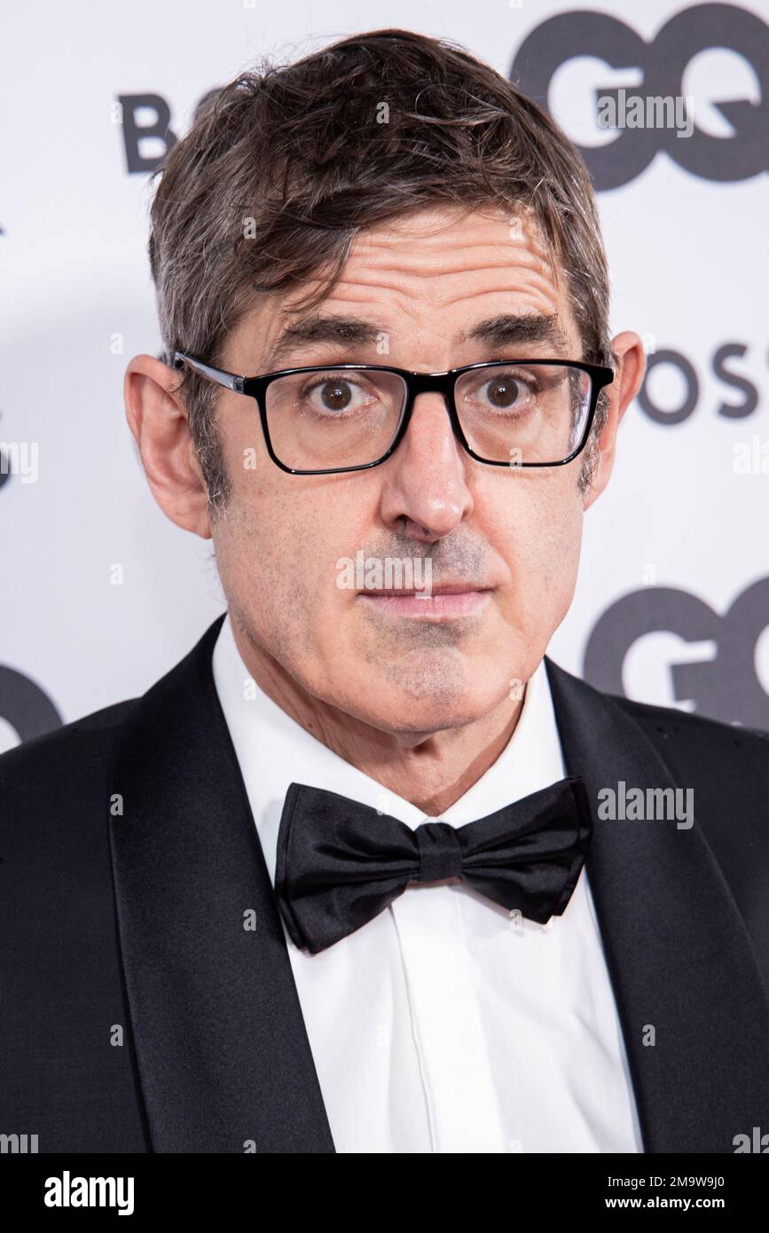 Louis Theroux poses for photographers upon arrival at the GQ Men of the