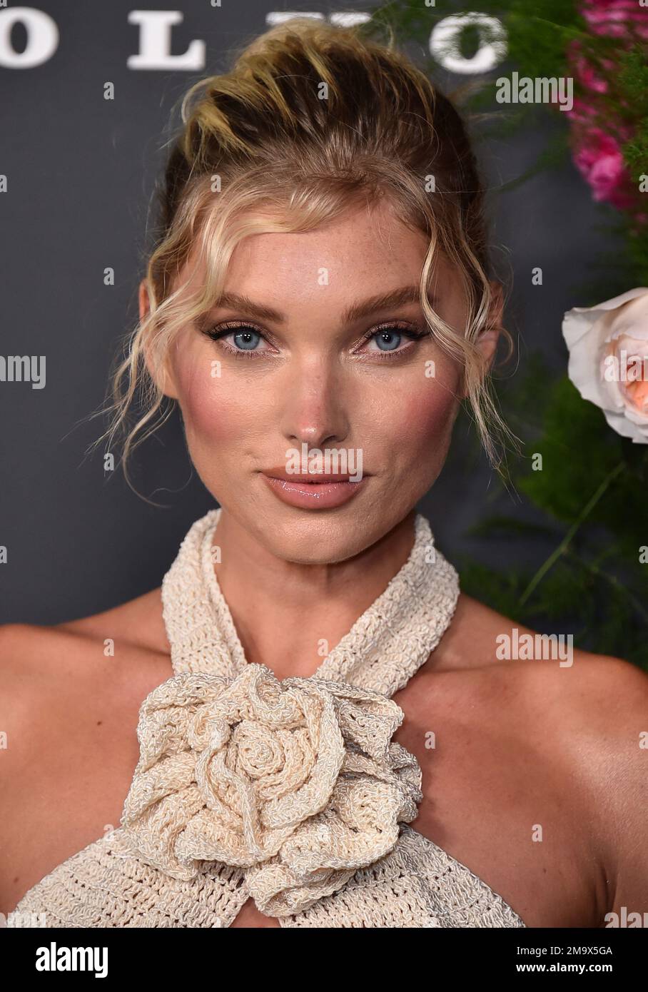 Elsa Hosk arrives at the 2022 Baby2Baby Gala on Saturday, Nov. 12, 2022