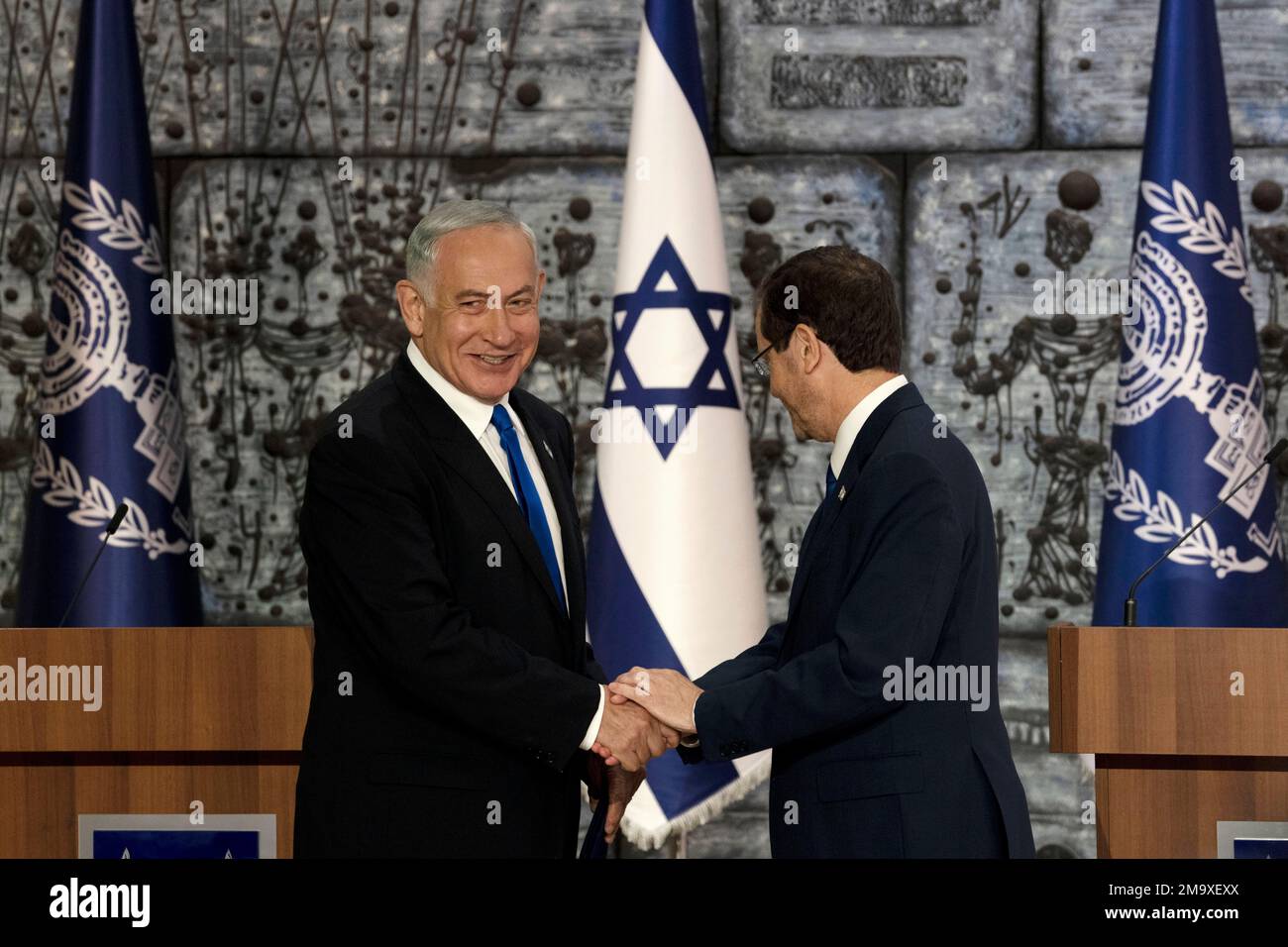 Israel's Likud Party Leader Benjamin Netanyahu, Left, And Israel's ...