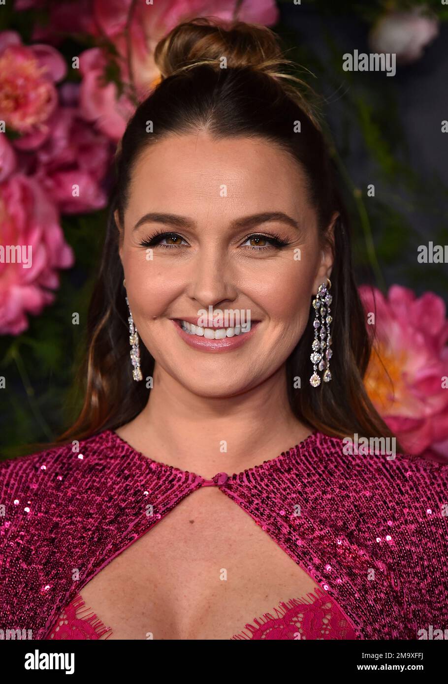 Camilla Luddington arrives at the 2022 Baby2Baby Gala on Saturday, Nov