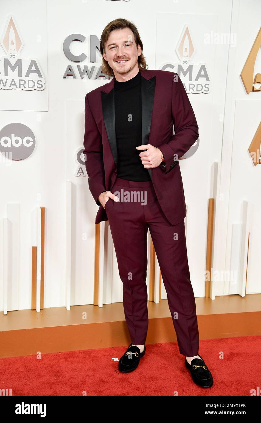 Wallen arrives at the 56th Annual CMA Awards on Wednesday, Nov