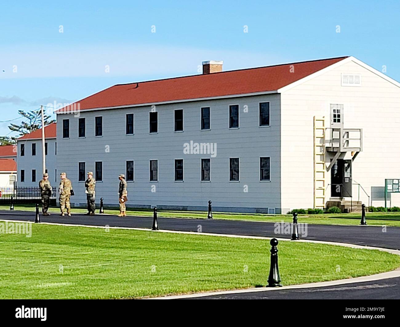 A morning scene before the opening of the 2022 Fort McCoy Armed Forces