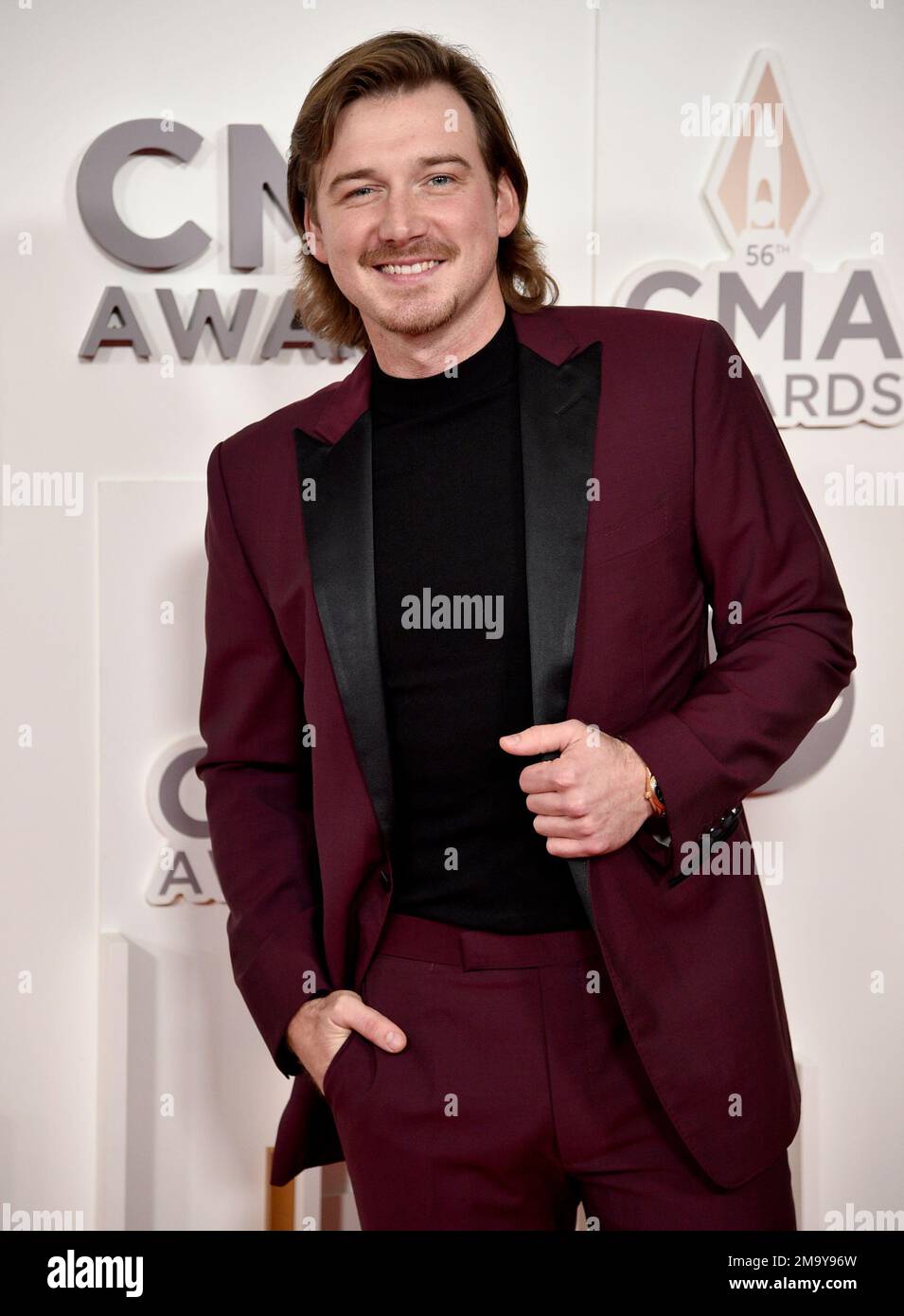 Wallen arrives at the 56th Annual CMA Awards on Wednesday, Nov