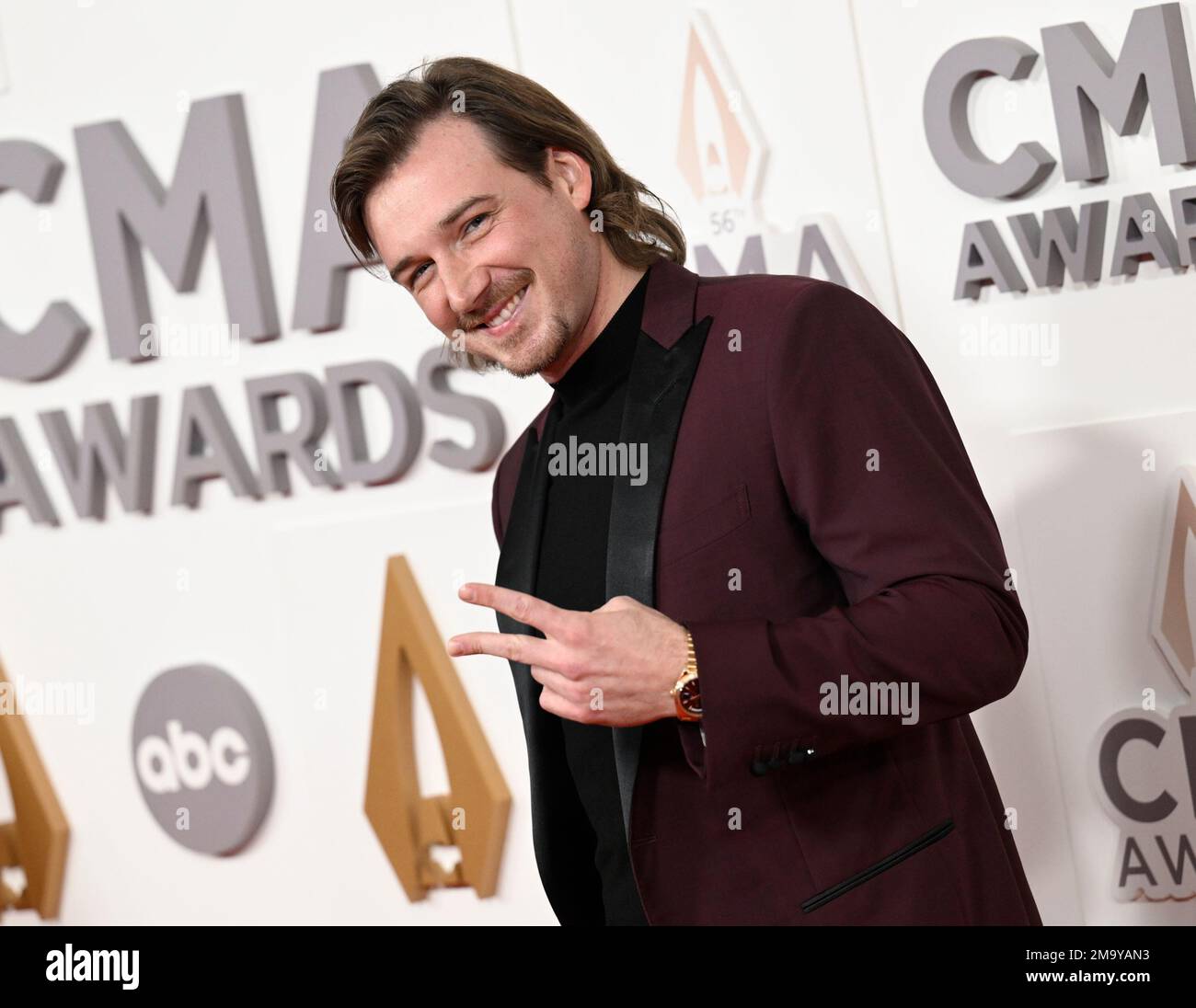 Wallen arrives at the 56th Annual CMA Awards on Wednesday, Nov