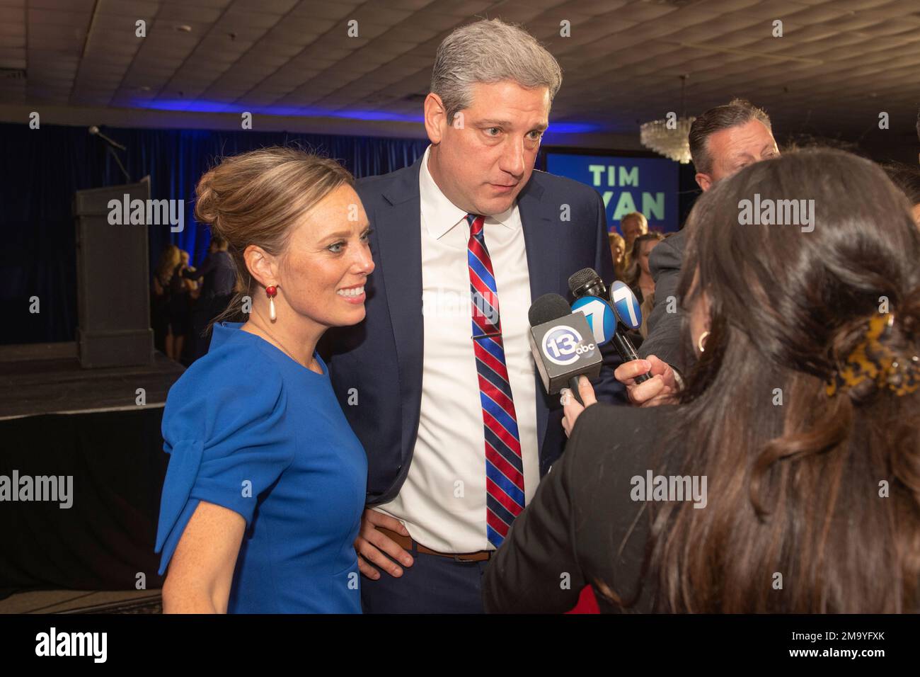 Democratic Senate candidate Rep. Tim Ryan, D-Ohio, gives an interview ...