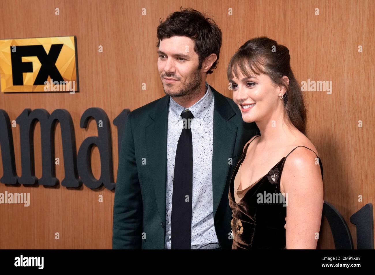 Adam Brody And Leighton Meester Attend The Premiere Of The FX Mini ...