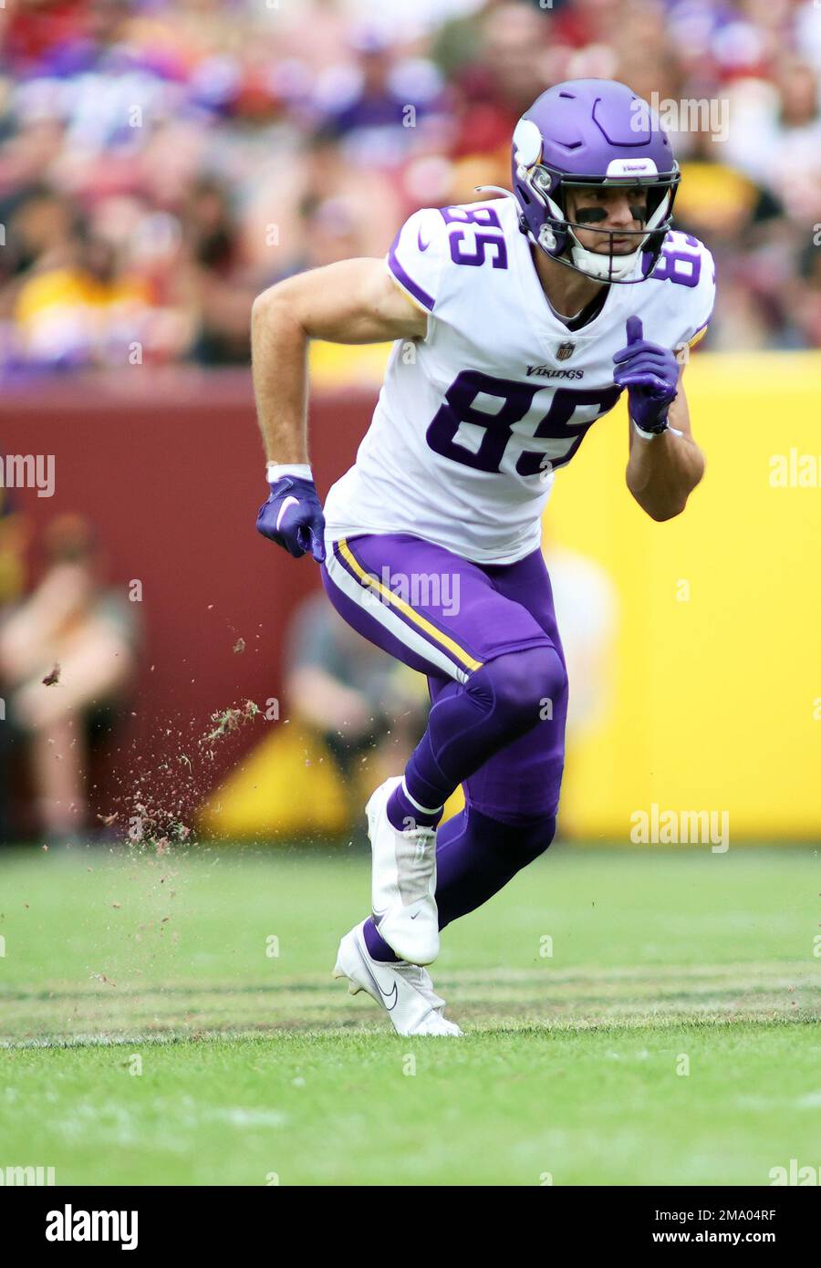 Minnesota Vikings wide receiver Dan Chisena (85) runs during an NFL