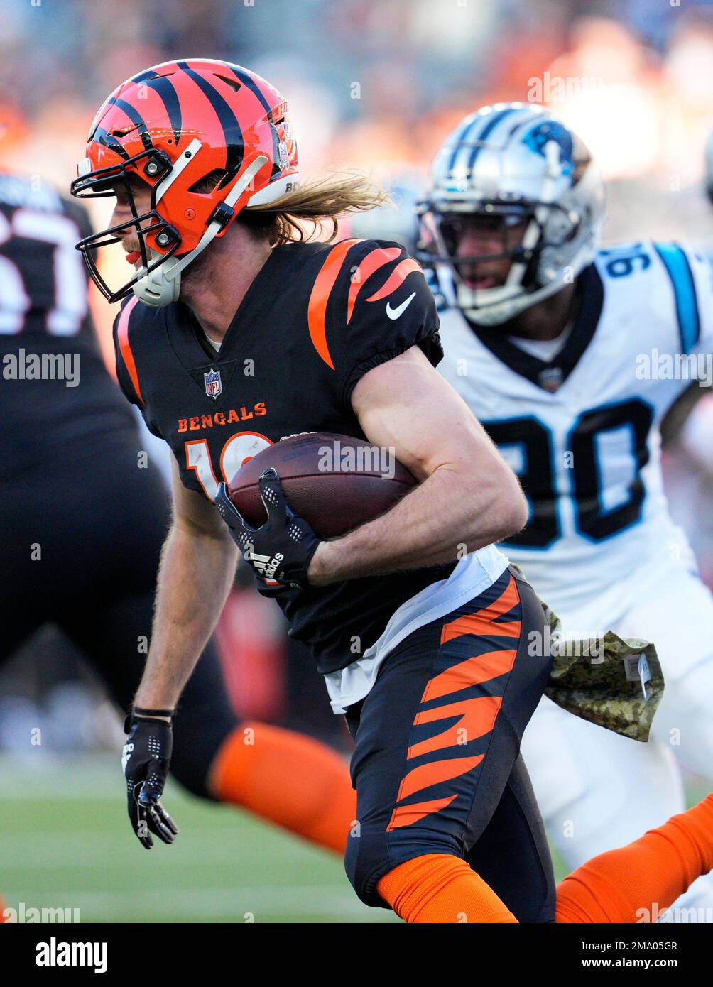 Cincinnati Bengals wide receiver Trenton Irwin (16) runs during an NFL football game against the