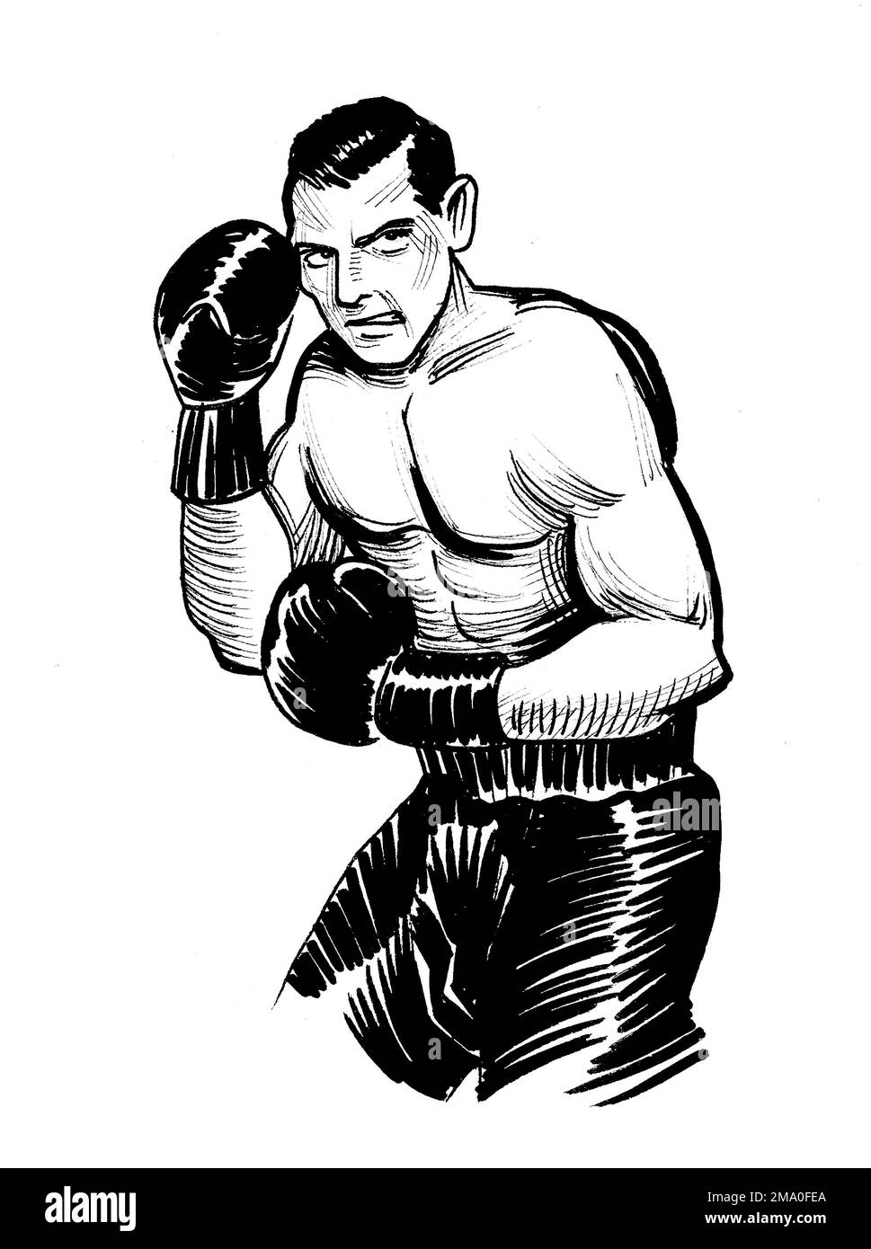 sketching portrait famous fighter boxing drawing il  Flickr