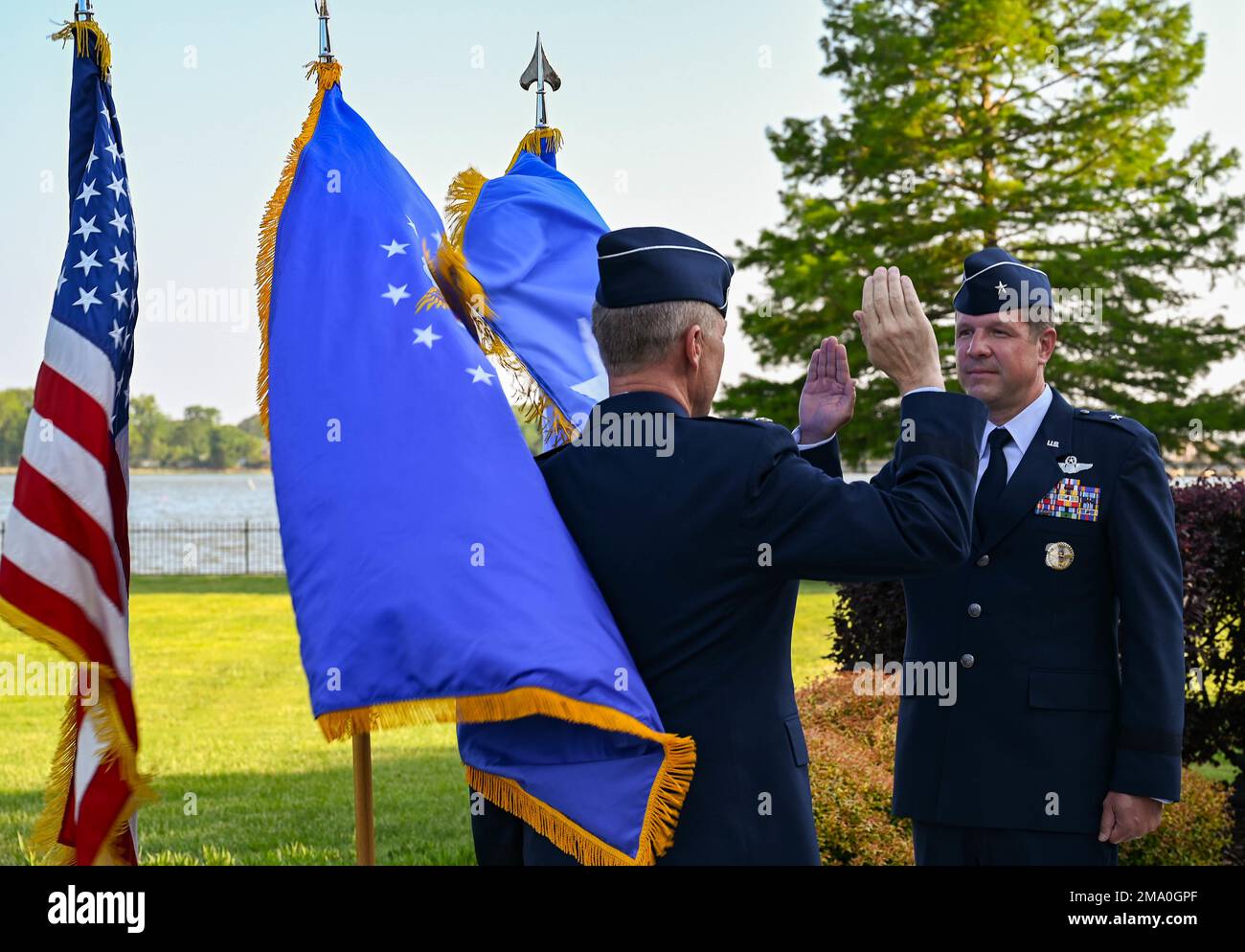 Col. David Lopez, Commander of Air Combat Command's Executive, promotes ...