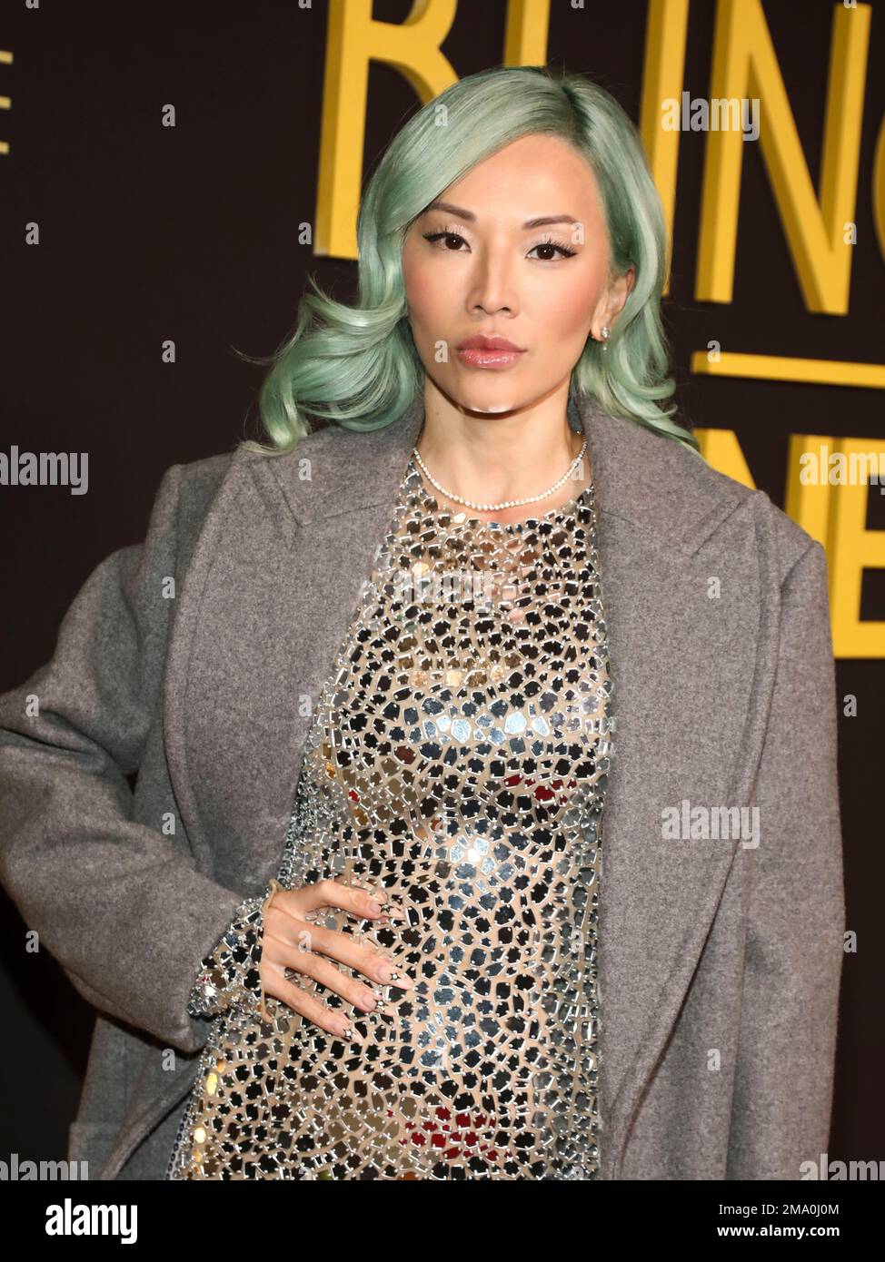 Tina Leung attends the Netflix television series "Bling Empire New