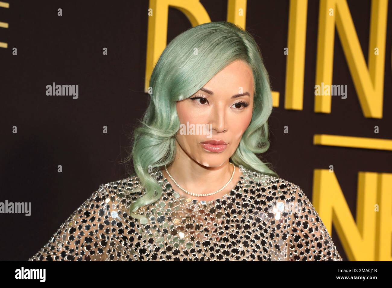 Tina Leung attends the Netflix television series "Bling Empire New