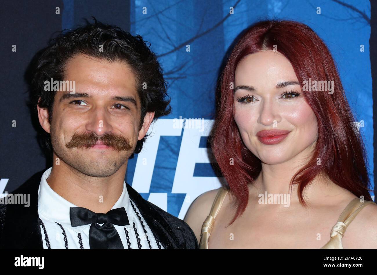 Crystal Reed, Tyler Posey arrives at The Los Angeles red carpet ...
