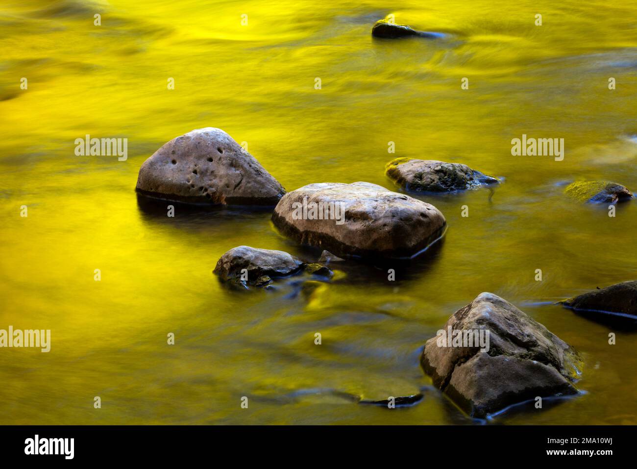 Stones in the river bed in the Wutach in the Black Forest, Baden