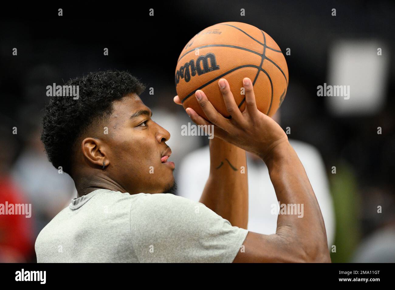 Nba Player Rui Hachimura Washington Wizards forward Rui Hachimura, of Japan, works out before an ...