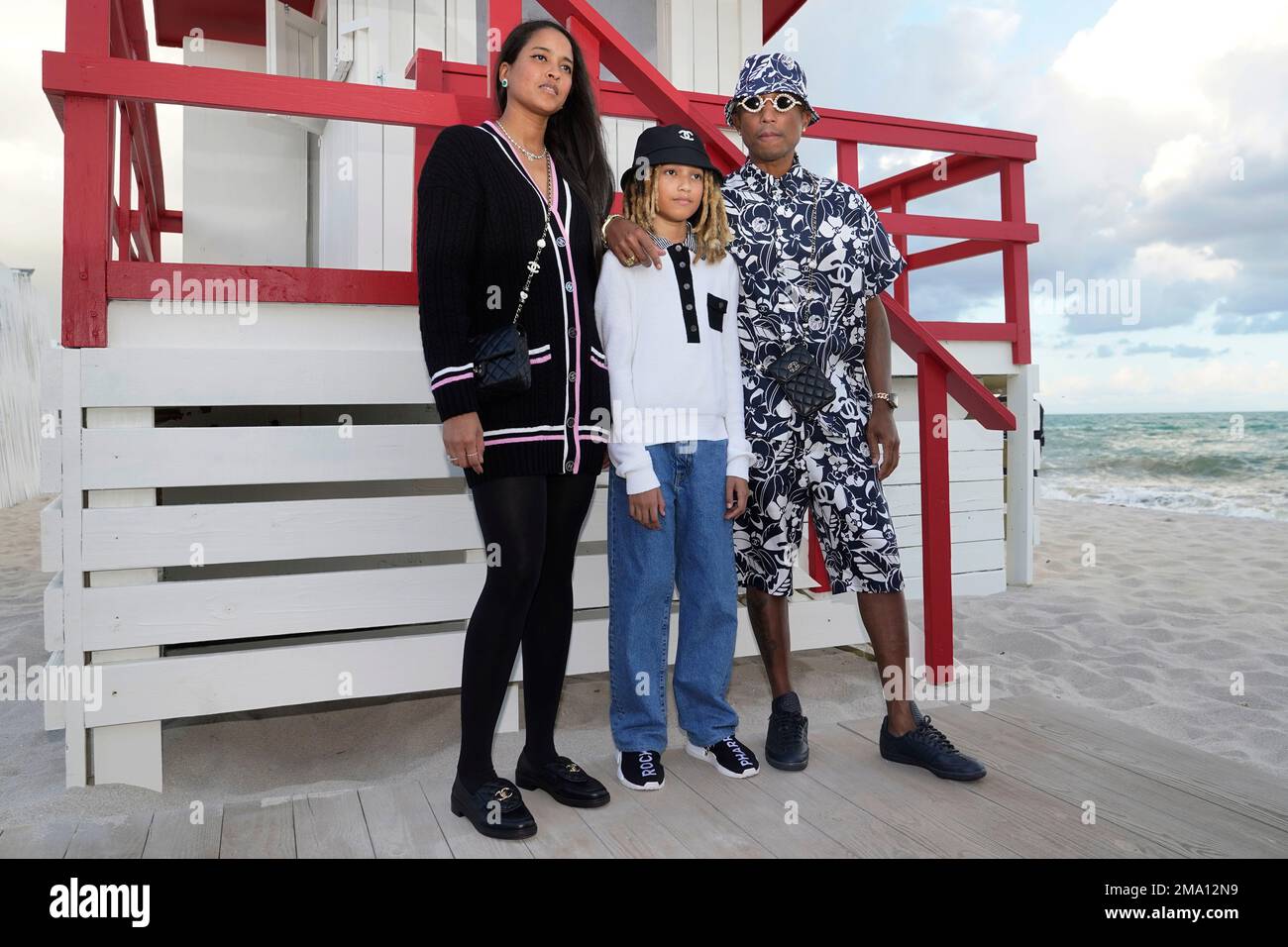 Pharrell Williams And Helen Lasichanh 2022