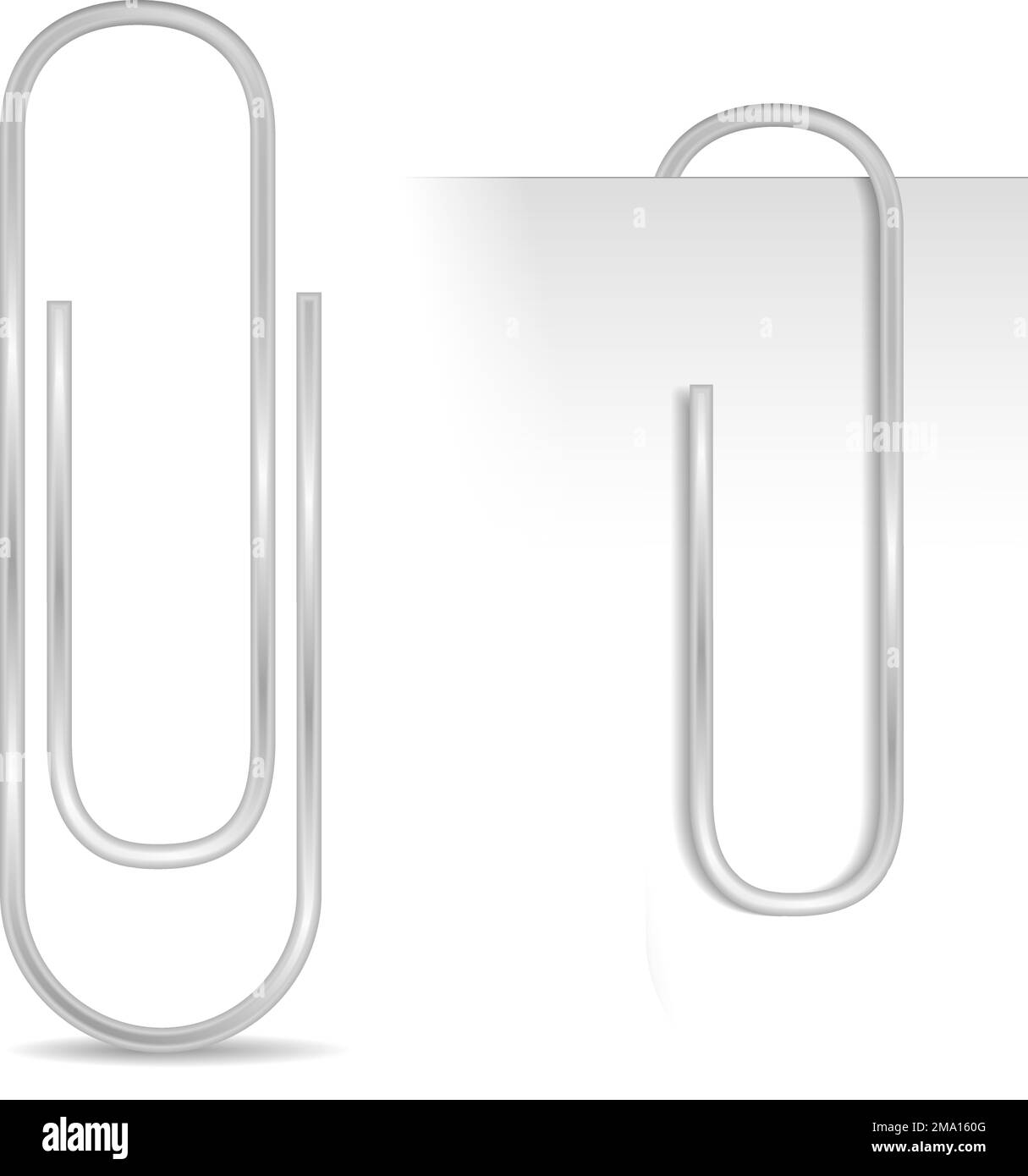 Paper clip, vector eps10 illustration Stock Vector Image & Art Alamy