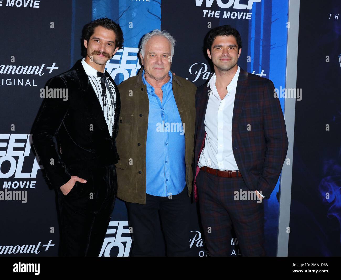 Tyler Posey, John Posey, Jesse Posey arrives at The Los Angeles red