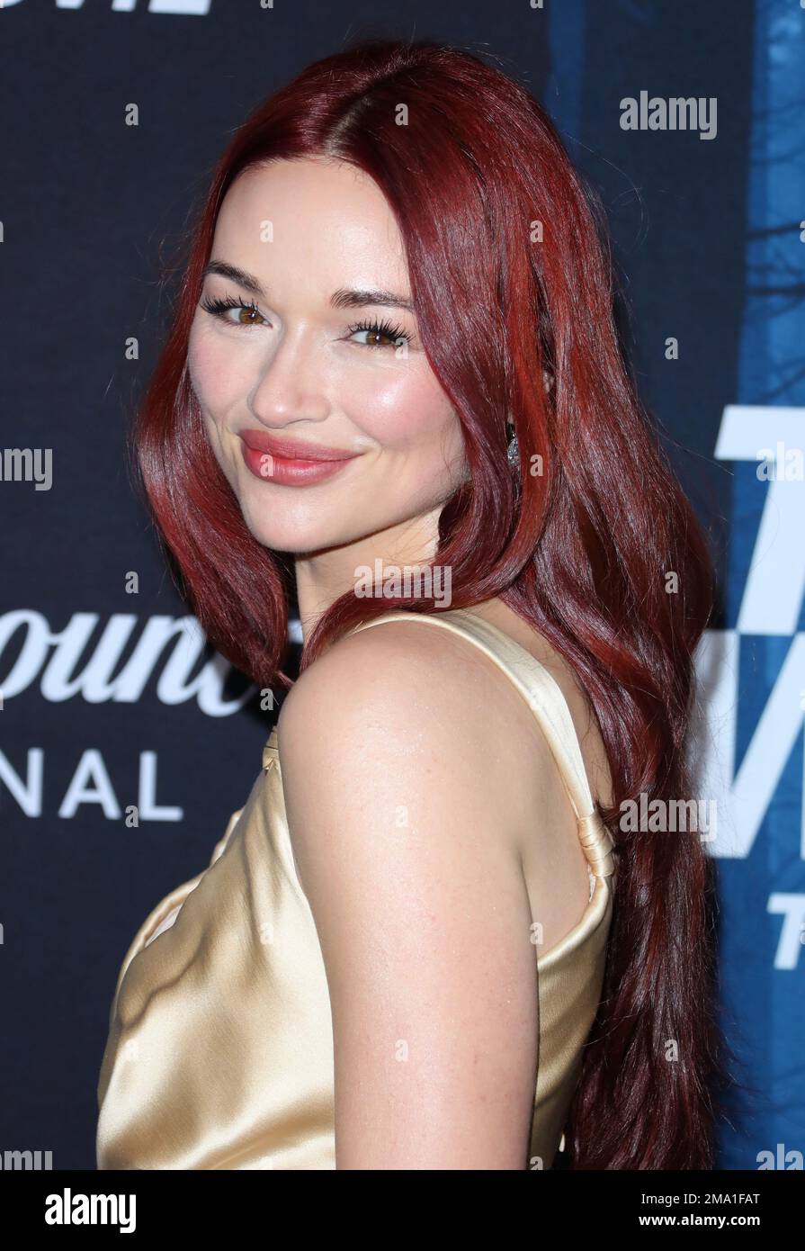 Crystal Reed arrives at The Los Angeles red carpet premiere for TEEN