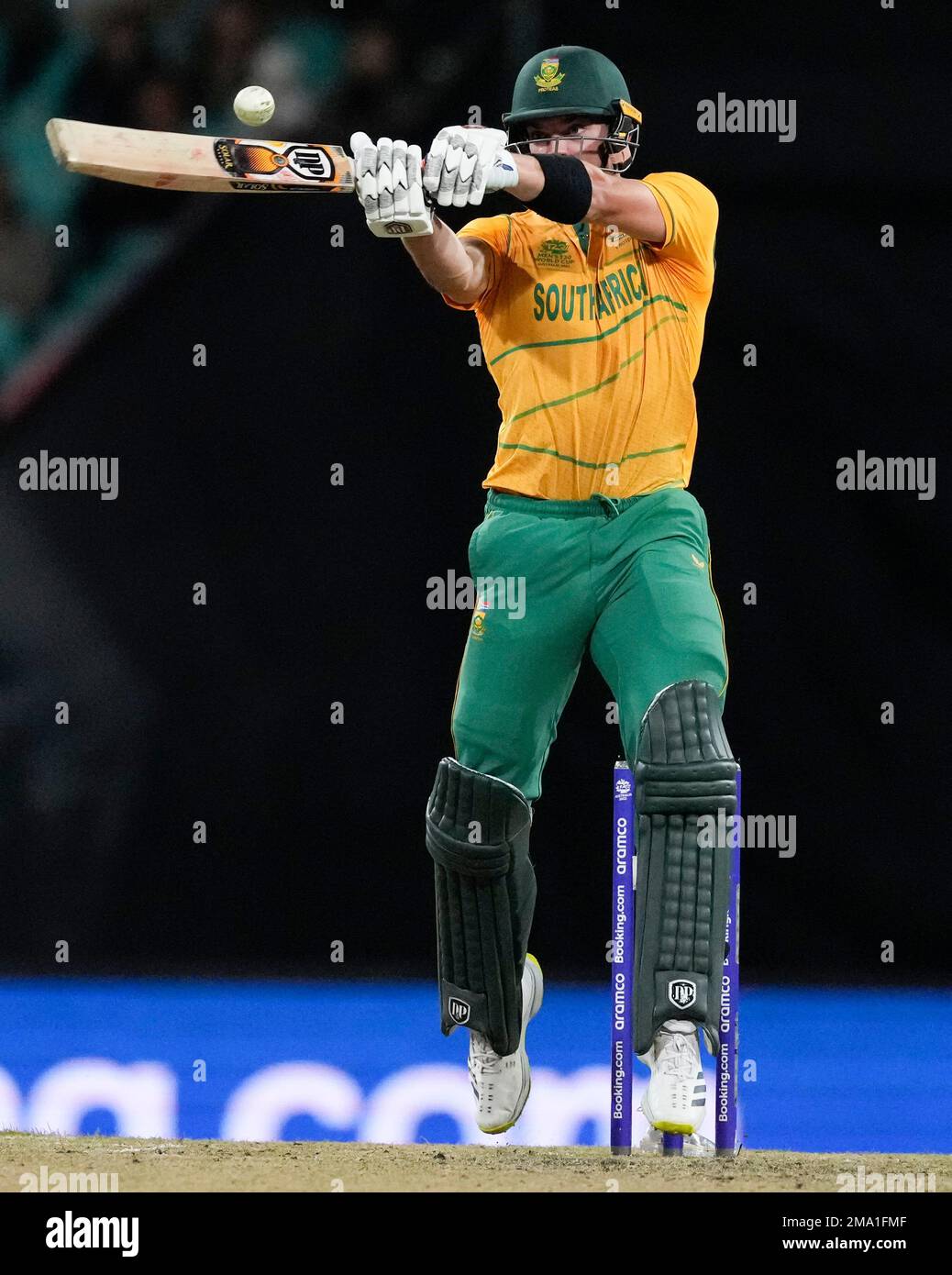 South Africa's Tristan Stubbs bats during the T20 World Cup cricket ...