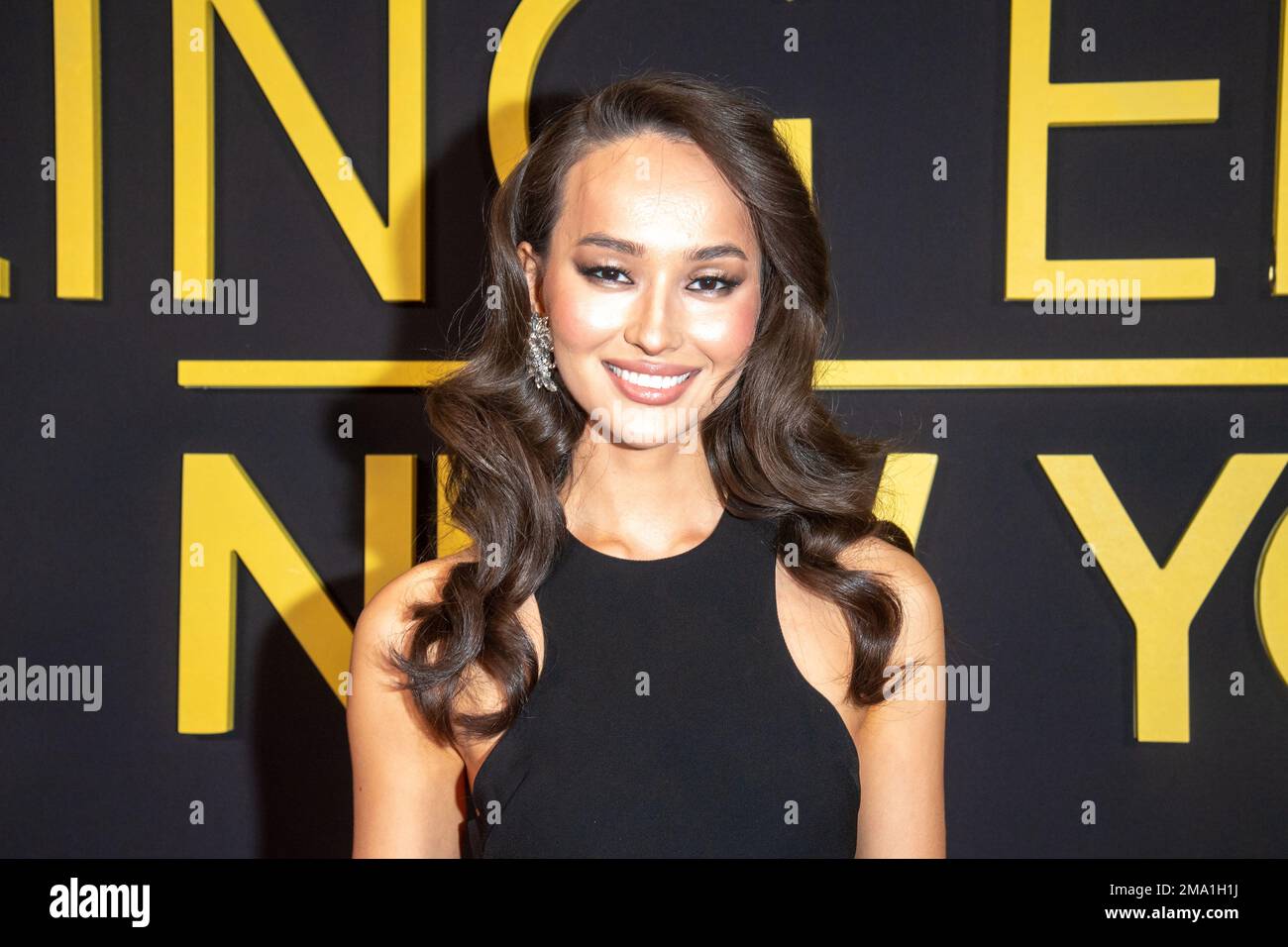 NEW YORK, NEW YORK JANUARY 18 Vika Abbyaeva attends Netflix hosts