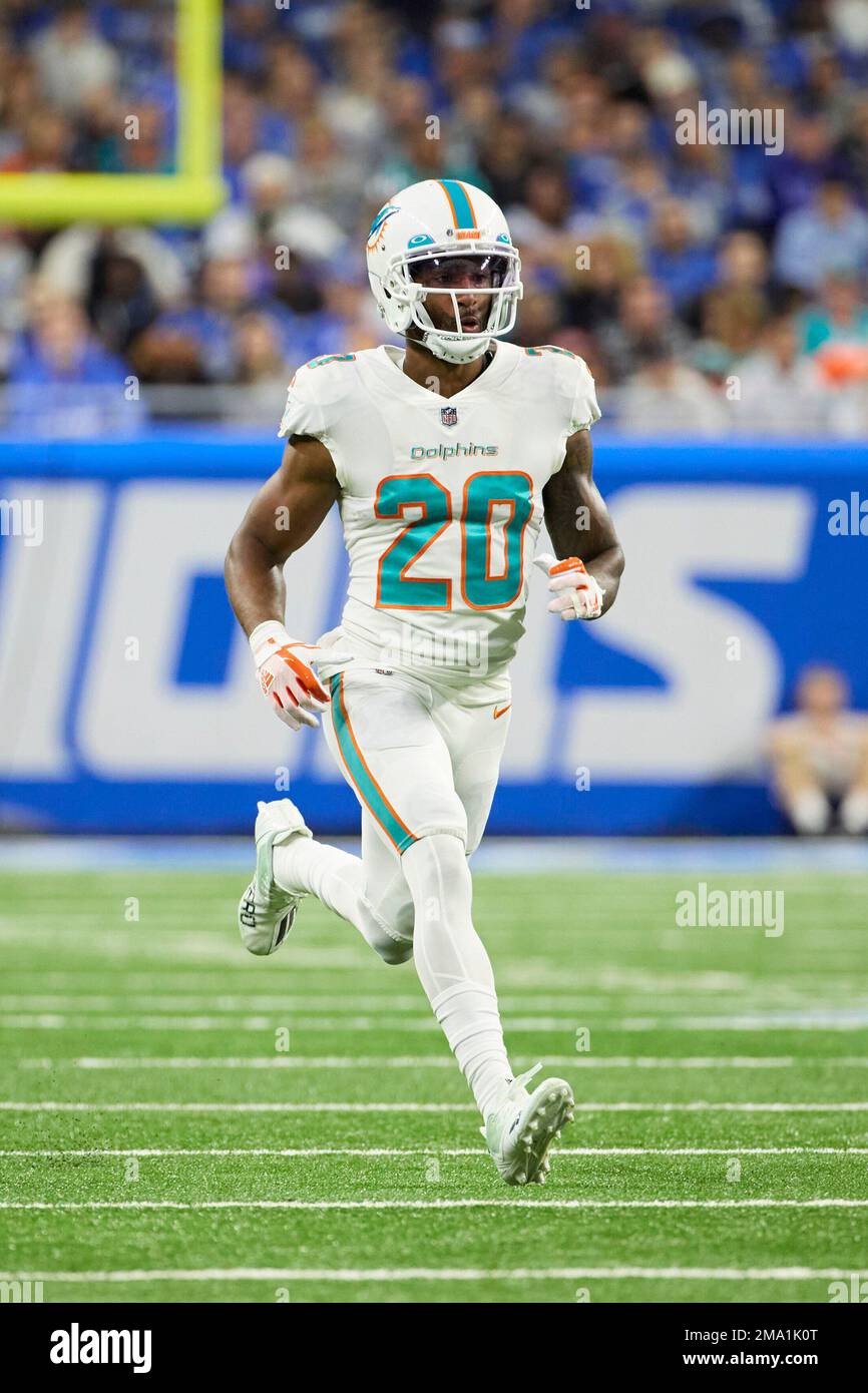 Miami Dolphins cornerback Justin Bethel in action during the second half of  a NFL football game against the Miami Dolphins, Sunday, Sept. 18, 2022, in  Baltimore. (AP Photo/Terrance Williams Stock Photo - Alamy