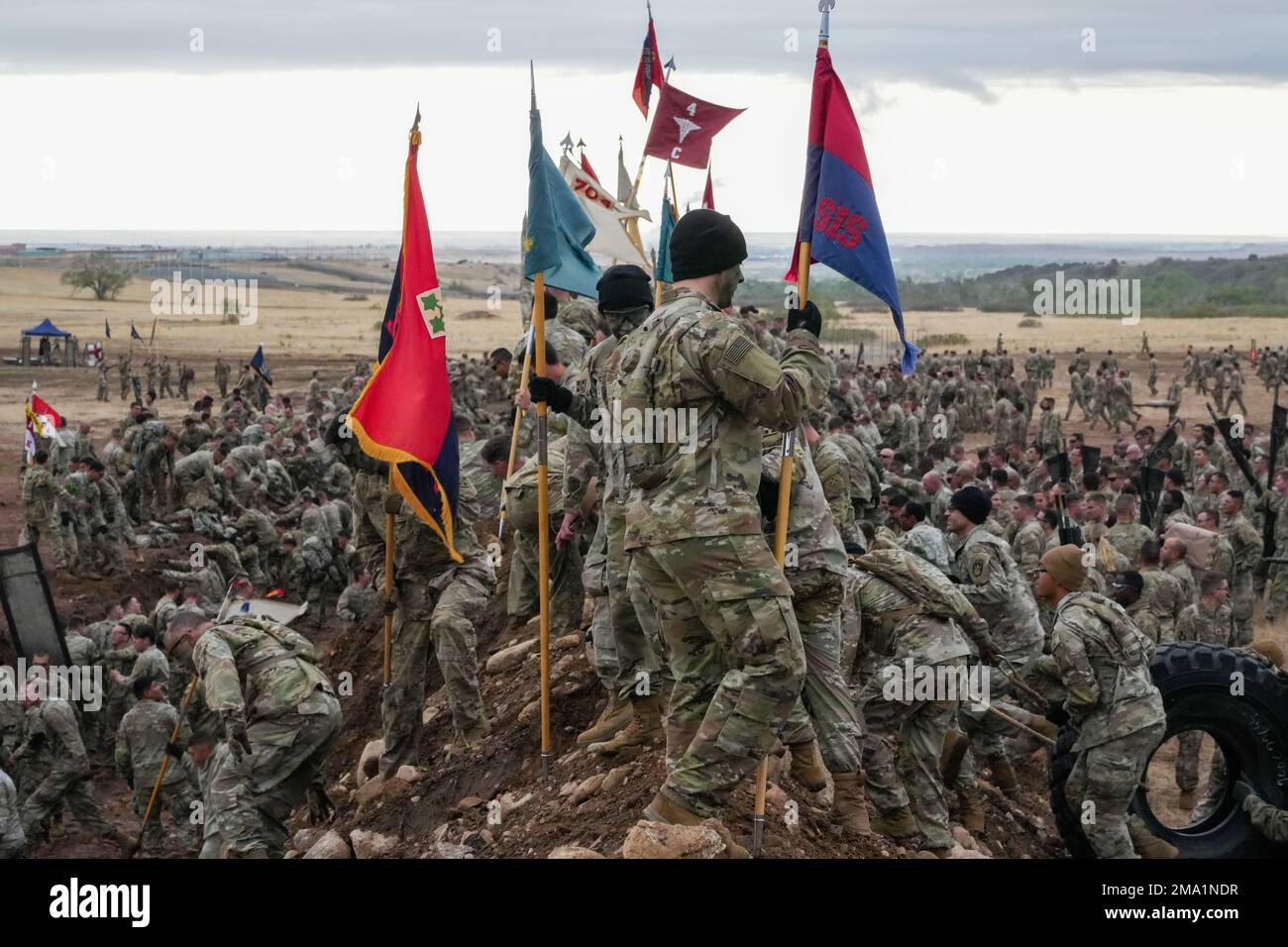 4th Infantry Division Soldiers attempt the first obstacle of the Utah