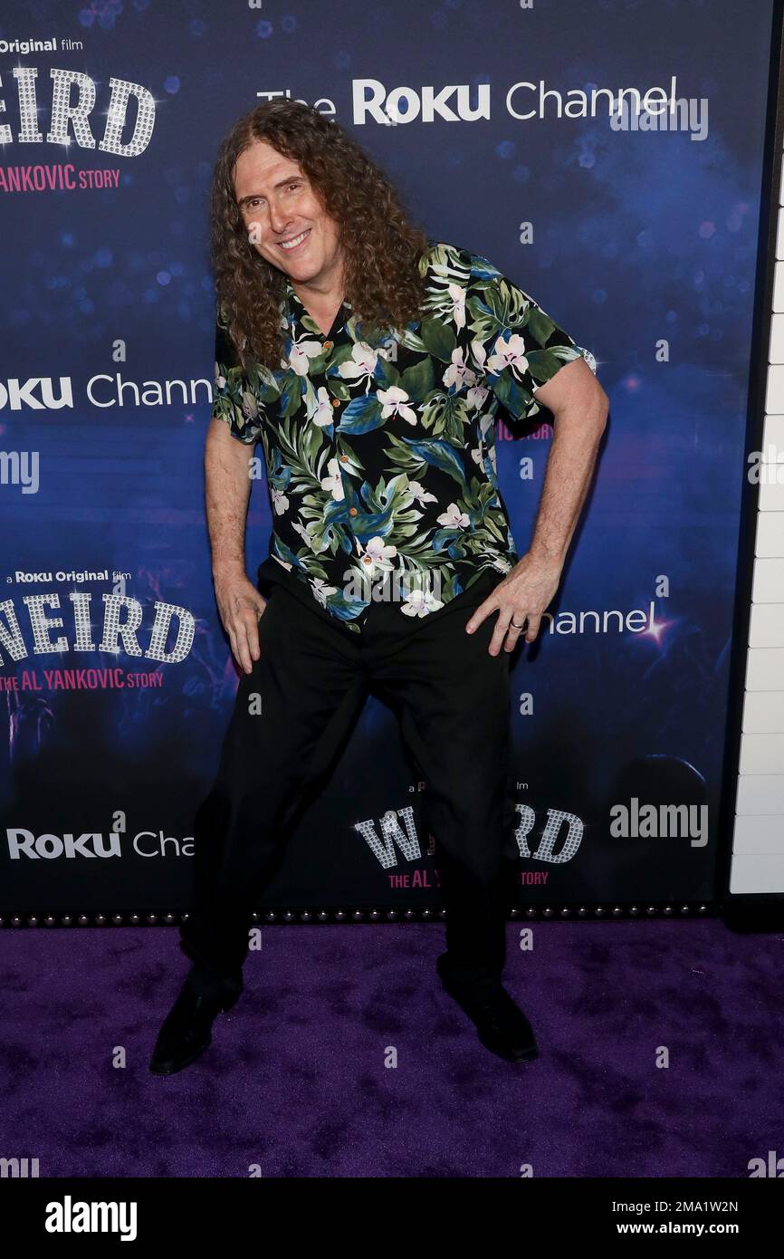 Recording artist Al Yankovic attends the premiere of 