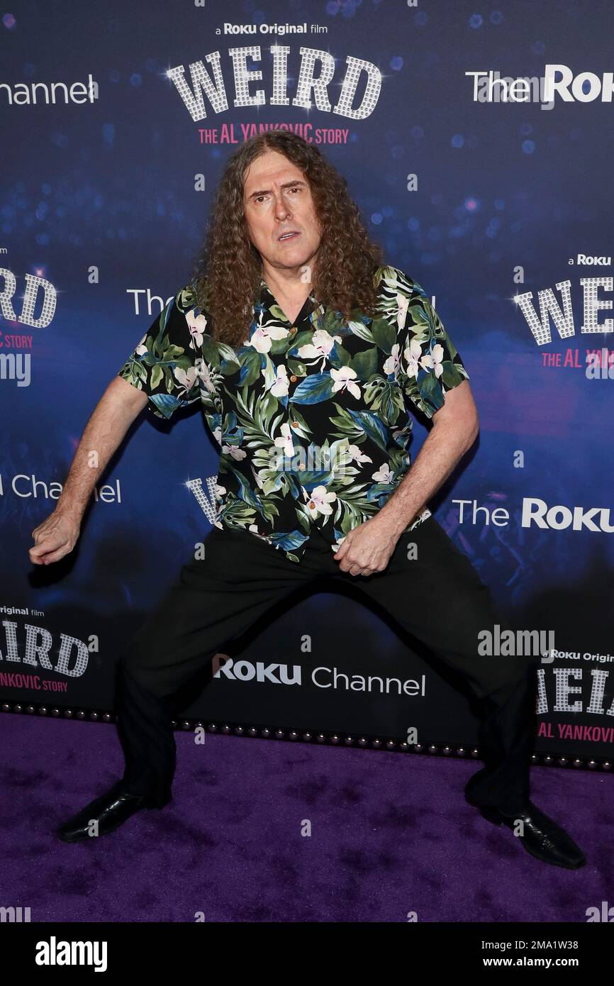 Recording artist Al Yankovic attends the premiere of 