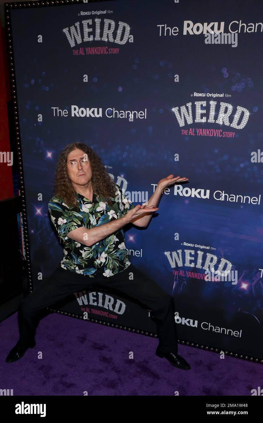Recording artist Al Yankovic attends the premiere of "Weird The Al