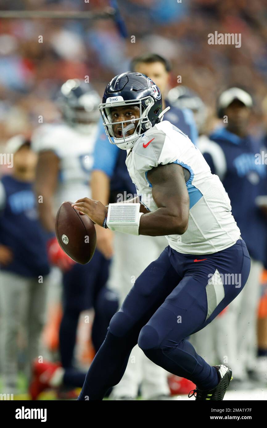 Titans, Malik Willis visit Texans at NRG Stadium