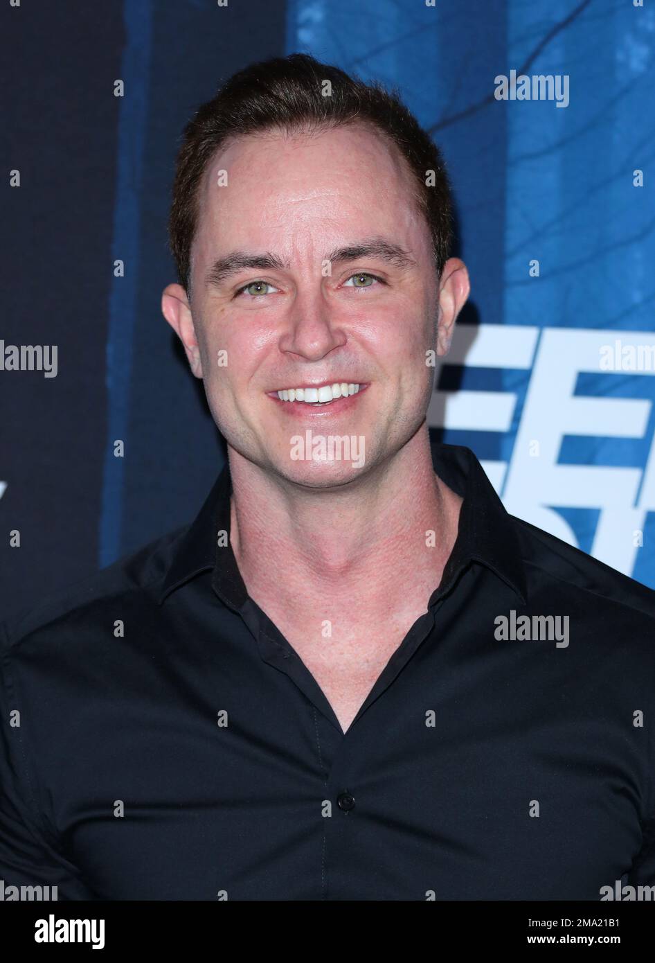 Los Angeles, USA. 18th Jan, 2023. Ryan Kelley arrives at The Los Angeles red carpet premiere for TEEN WOLF: THE MOVIE held at Harmony Gold Theater in Los Angeles, CA on Wednesday, January 18, 2023 . (Photo By Juan Pablo Rico/Sipa USA) Credit: Sipa USA/Alamy Live News Stock Photo