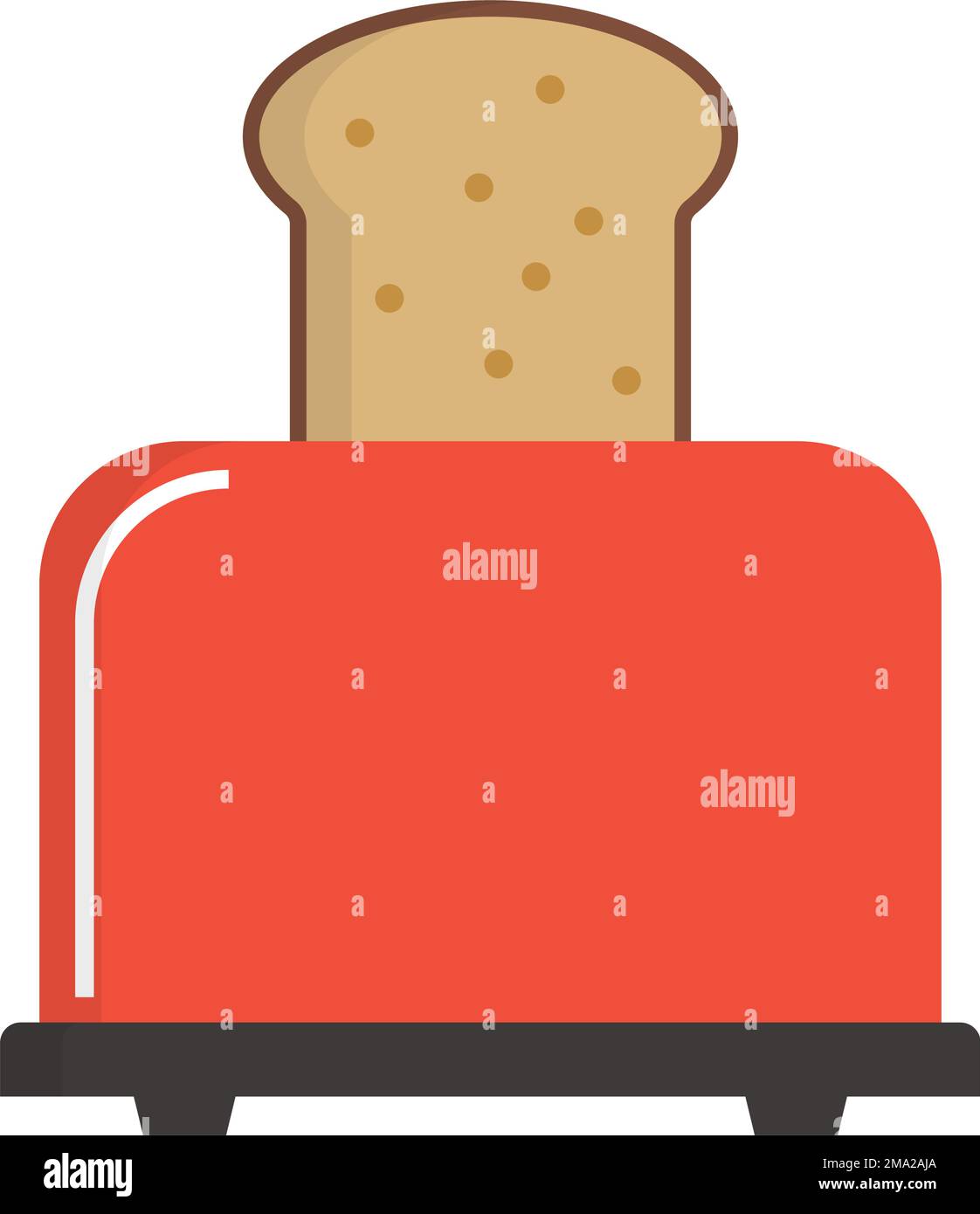 Toaster with bread Stock Vector Images Alamy