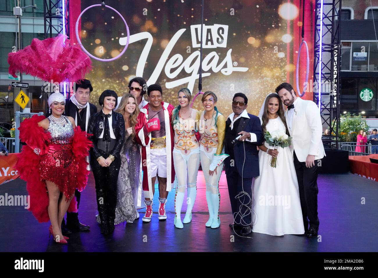 Sheinelle Jones, from left, Carson Daly, Dylan Dreyer, Jenna Bush Hager