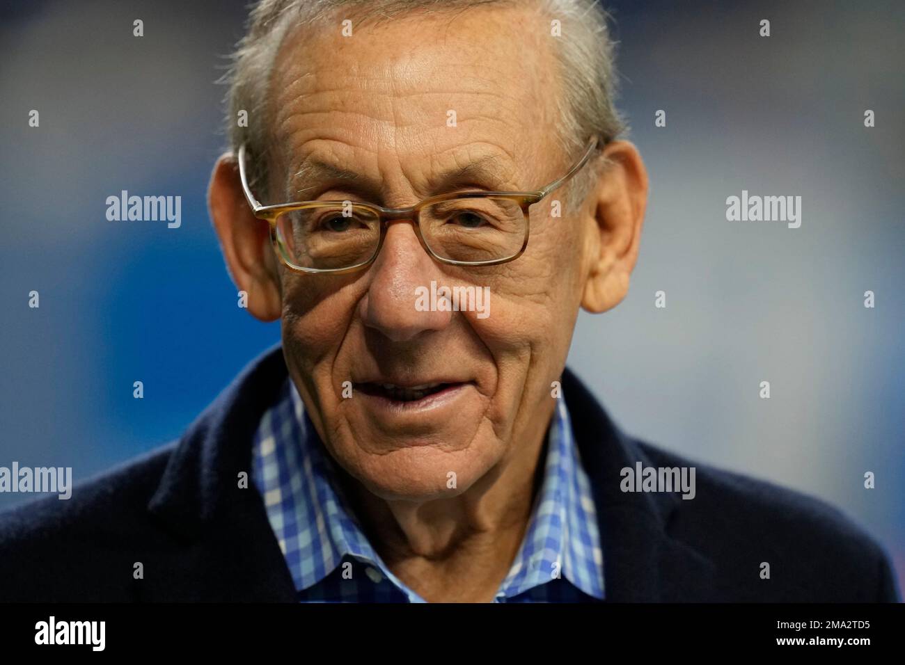 Miami Dolphins owner Stephen Ross is seen during pregame of an NFL
