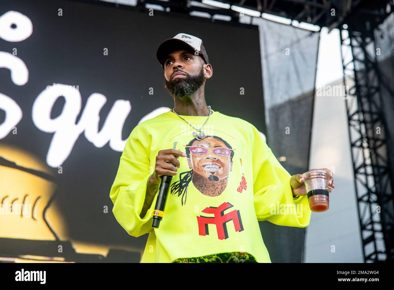 Rude Jude performs during Lil Weezyana Fest on Saturday, Oct. 29, 2022