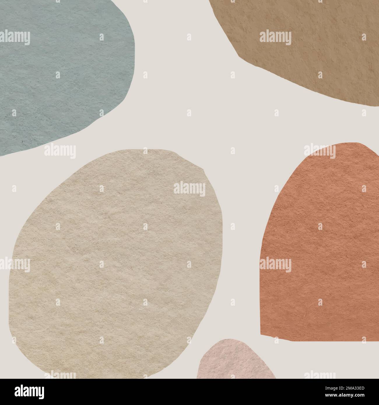 Memphis patterned background vector earth tone design Stock Vector
