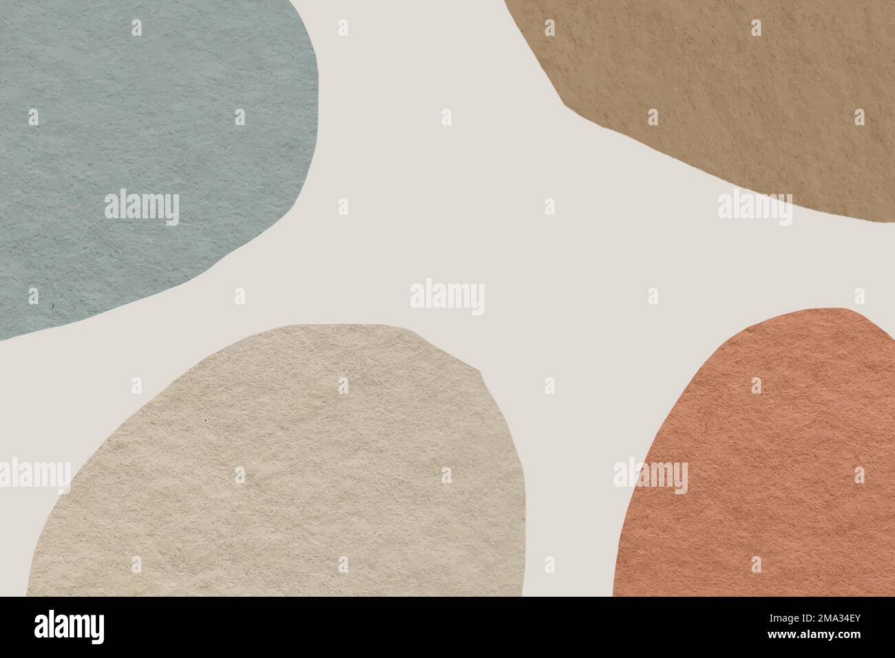 Memphis patterned background vector earth tone design Stock Vector