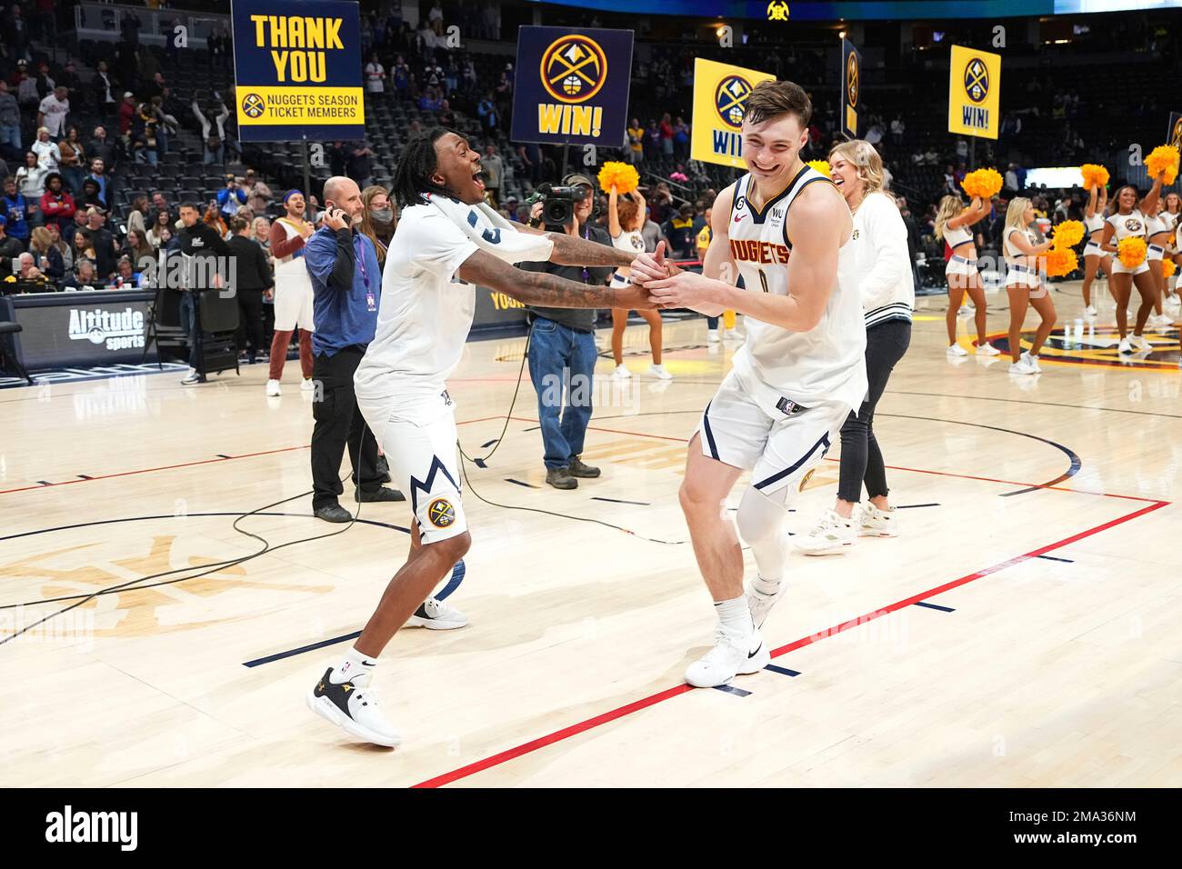 NBA - The Denver Nuggets got the win as Bones Hyland