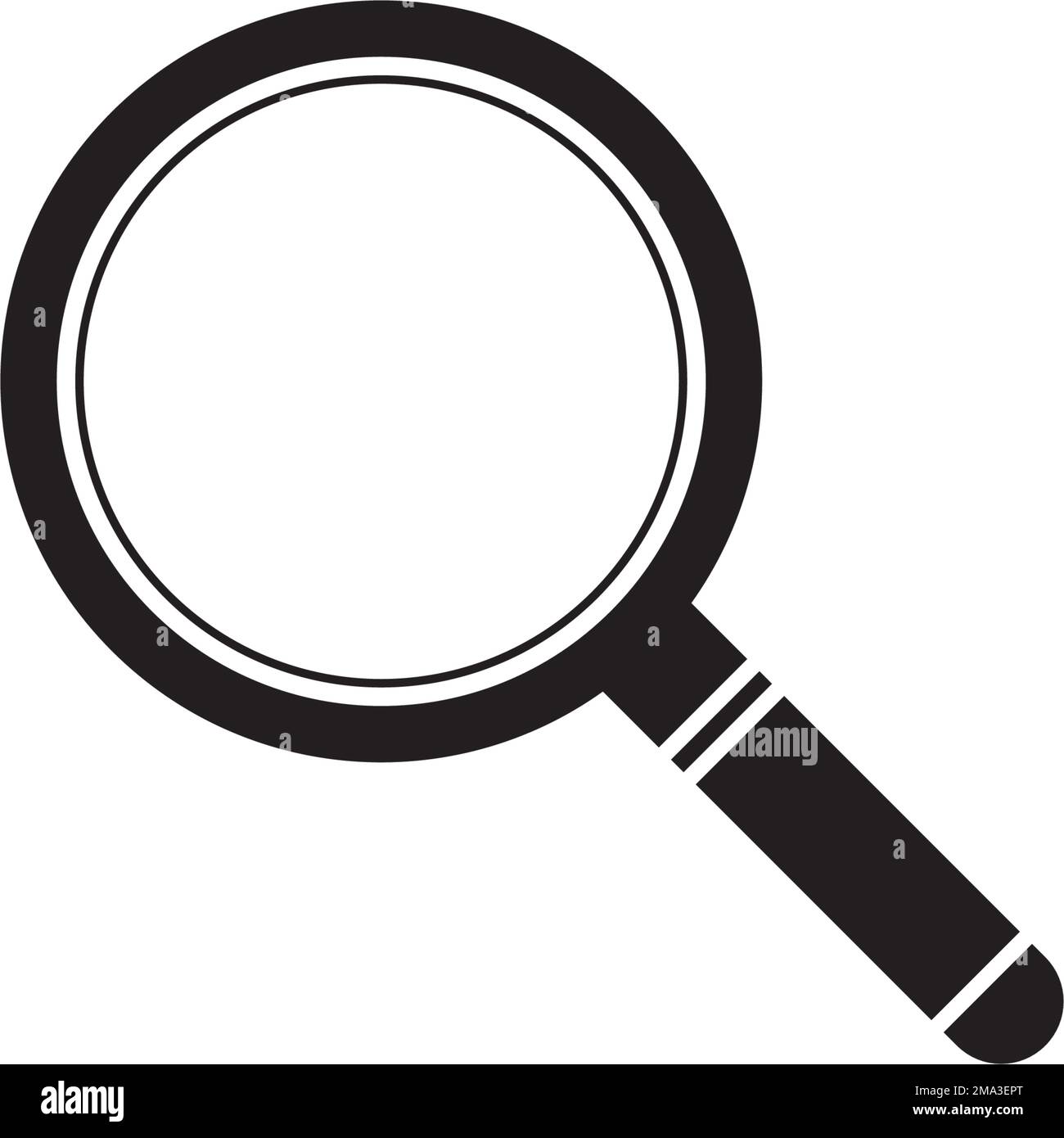 Magnifying glass view Black and White Stock Photos & Images Alamy