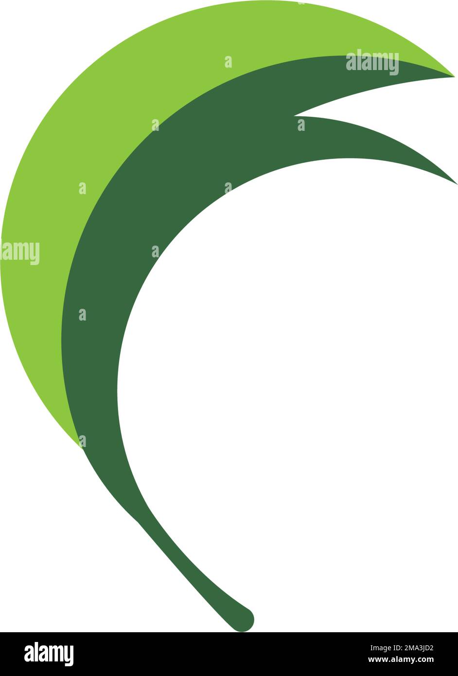 Leaf icon vector illustration simple template design Stock Vector Image ...