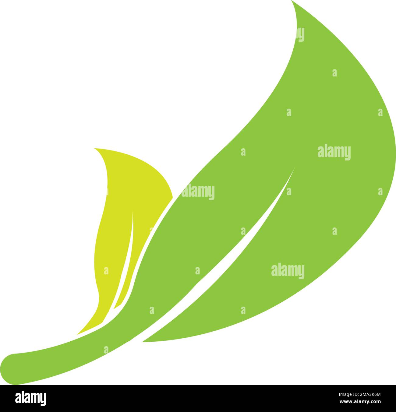 Leaf icon vector illustration simple template design Stock Vector Image ...
