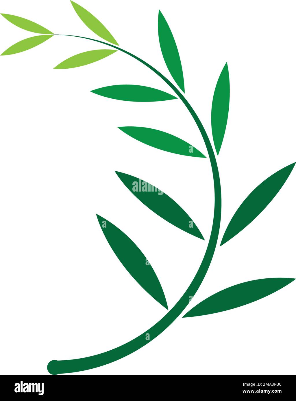 Leaf icon vector illustration simple template design Stock Vector Image ...